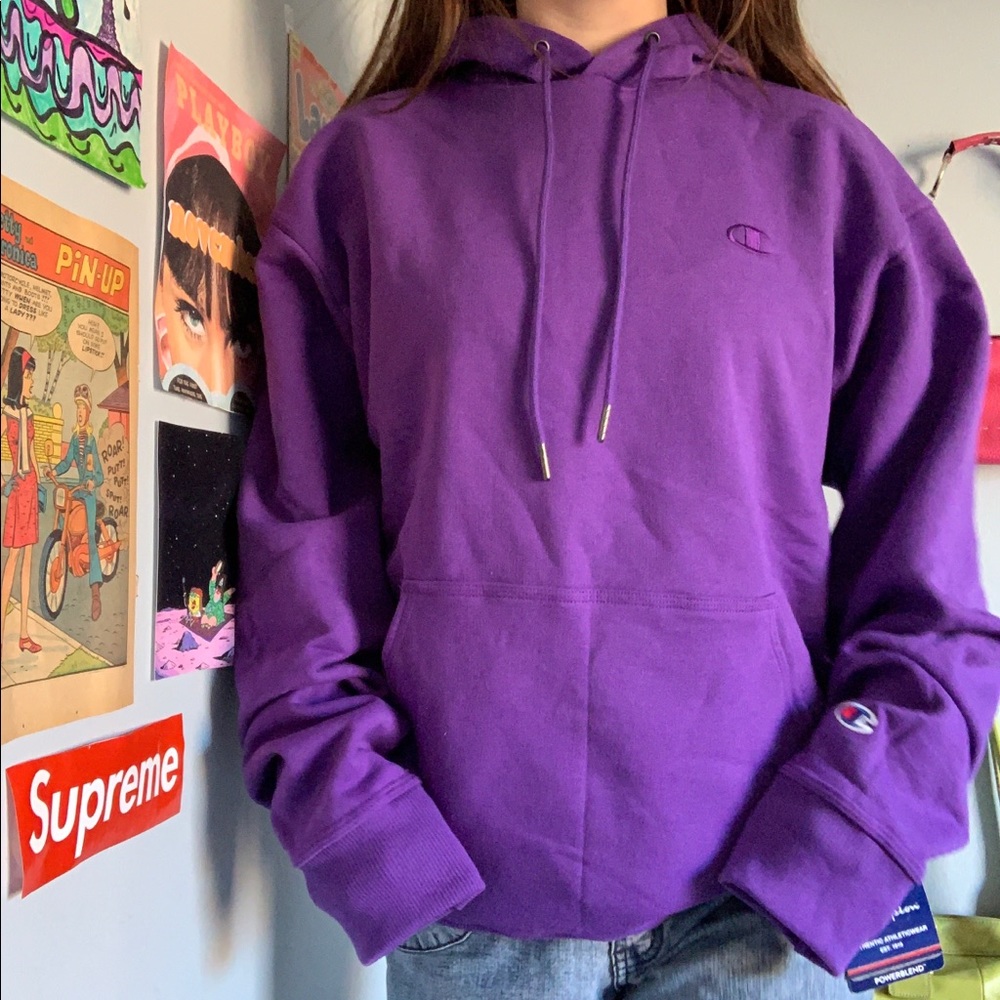 Purple Champion Hoodie